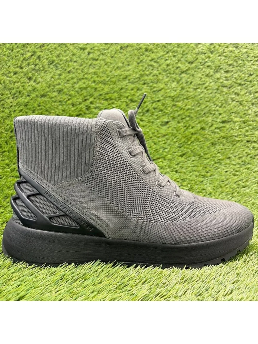 Kizik Suncrest High Mens Size 11.5 Gray Black Outdoor Hands Free Hiking Boots